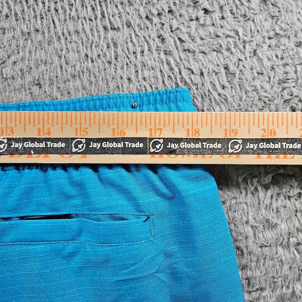 NWT Spyder Swim Boards Trunks Shorts Men's XXL -Lined UV Protection Blue Striped